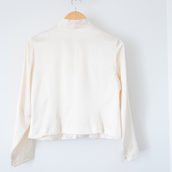 100 % Silk cream jacket size XS - Picture 6 of 6
